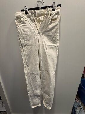 H&M Off-White Straight Leg Pants